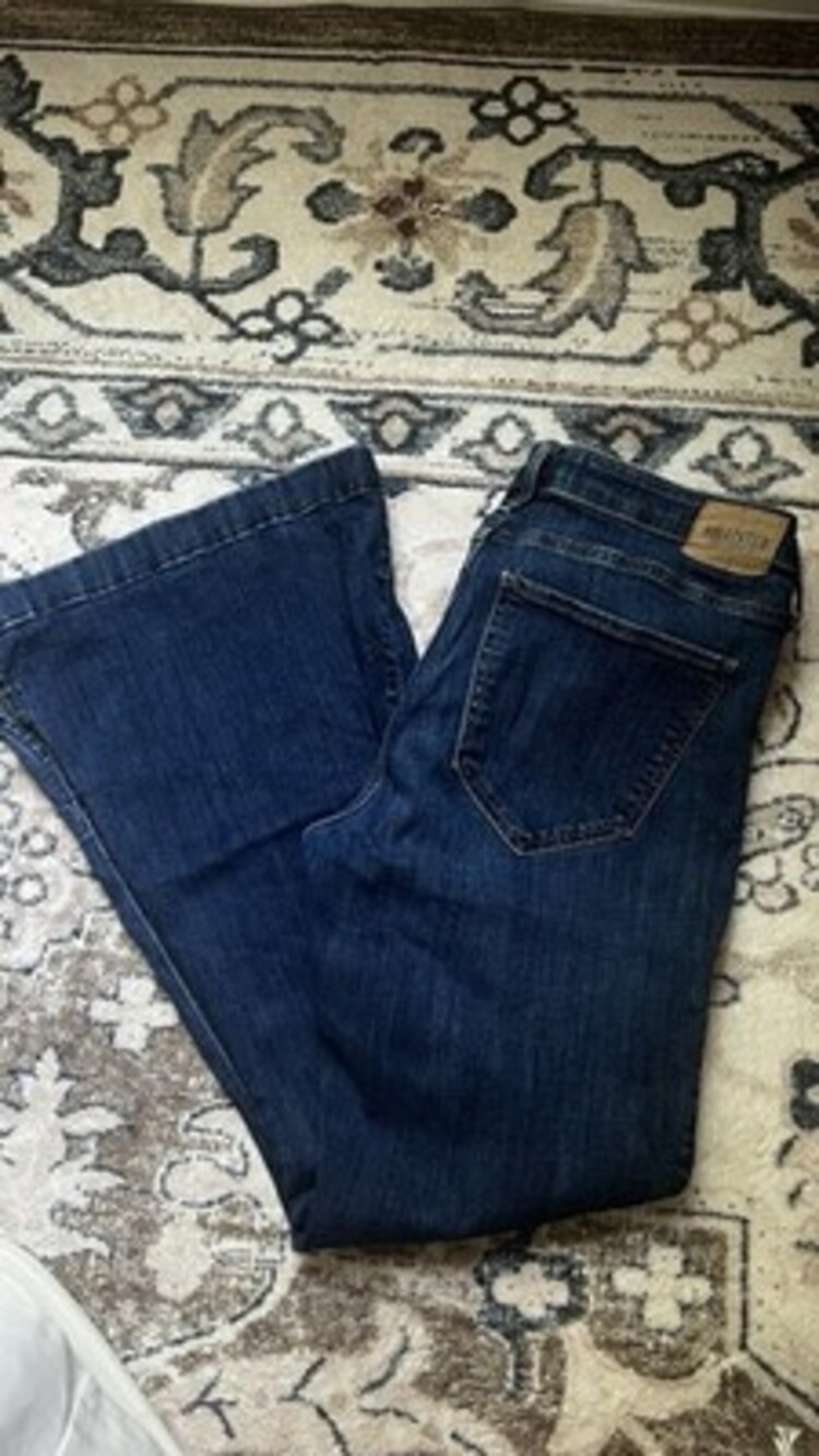 Hollister Jeans Women's Size 15R 32 High Rise Vintage Flare Dark Wash